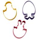 Easter 3 pc Cookie Cutter Set